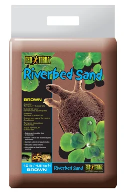 Exo Terra Rivierzand Riverbed Sand - Zand - 4.5 kg Bruin