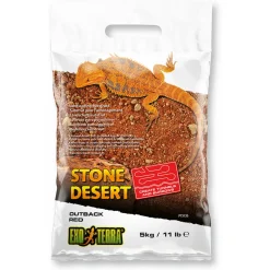 Exo Terra Stone Desert Substraat Outback Red - Voedingsbodem - 5 kg Rood
