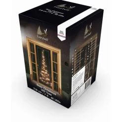 Fairybell Deurverlichting - Kerstverlichting - 210 cm Warm Wit 120 led