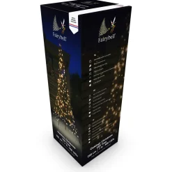 Fairybell Vlaggenmast Kerstboom - Kerstverlichting - 200 cm Warm Wit 300 led