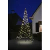 Fairybell Vlaggenmast Kerstboom - Kerstverlichting - 3 m Warm Wit 360 led