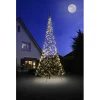 Fairybell Vlaggenmast Kerstboom - Kerstverlichting - 600 cm Warm Wit 1200 led