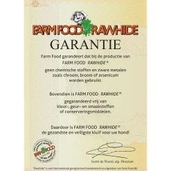 Farm Food Rawhide Dental Bone Rund - Hondensnacks