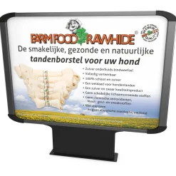 Farm Food Rawhide Dental Chips Rund - Hondensnacks