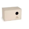 Fauna Broedkastje Parkiet Opening 45 Mm - Vogelbroedbenodigheden - 24.5x15.5x16.5 cm Houtkleur