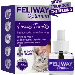 Feliway Optimum Navulling - Anti stressmiddel - 48 ml Kat
