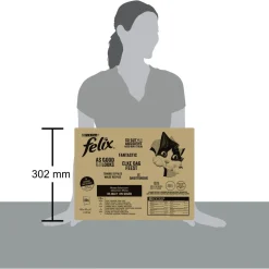 Felix Multibox Elke Dag Feest Mix Selectie In Gelei - Kattenvoer - Rund Tonijn Kip 80x85 g