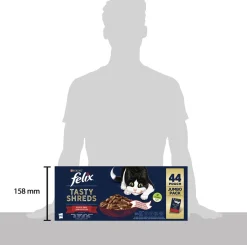 Felix Multibox Heerlijke Reepjes Farm Selectie - Kattenvoer - Mix 44x80 g