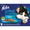 Felix Multipack Dubbel Zo Lekker Vis In Gelei - Kattenvoer - Koolvis Haring Zalm 12x85 g