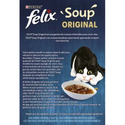 Felix Soup Farm Selectie - Kattenvoer - Rund Kip Lam 6x48 g
