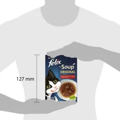 Felix Soup Farm Selectie - Kattenvoer - Rund Kip Lam 6x48 g