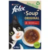 Felix Soup Farm Selectie - Kattenvoer - Rund Kip Lam 6x48 g