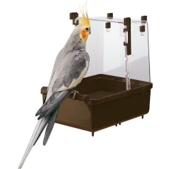 Ferplast Badhuis 101 Valkparkiet - Vogelverblijven - 23.5x15.5x24 cm Assorti