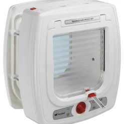 Ferplast Dierenluik Swing Microchip - Kattenluik - 22.5x16.2x25.2 cm Wit