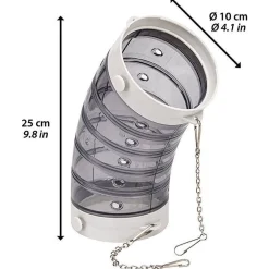 Ferplast Fpi 4844 Tube Curve - Dierenverblijf - Ø10.5x25 cm Transparant