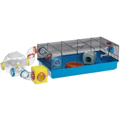 Ferplast Hamster Woonruimte Lab - Dierenverblijf - 22.5x20.7x14.3 cm Transparant