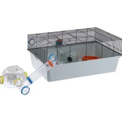 Ferplast Hamster Woonruimte Lab - Dierenverblijf - 22.5x20.7x14.3 cm Transparant