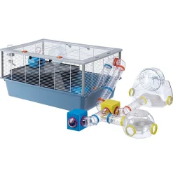 Ferplast Hamster Woonruimte Lab - Dierenverblijf - 22.5x20.7x14.3 cm Transparant