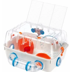 Ferplast Hamsterkooi Combi 1 - Dierenverblijf - 40.5x29.5x22.5 cm Wit