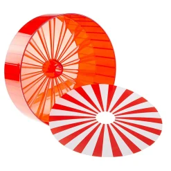 Ferplast Hamsterkooi Coney Island - Dierenverblijf - 51.2x36.7x36.2 cm Rood Wit