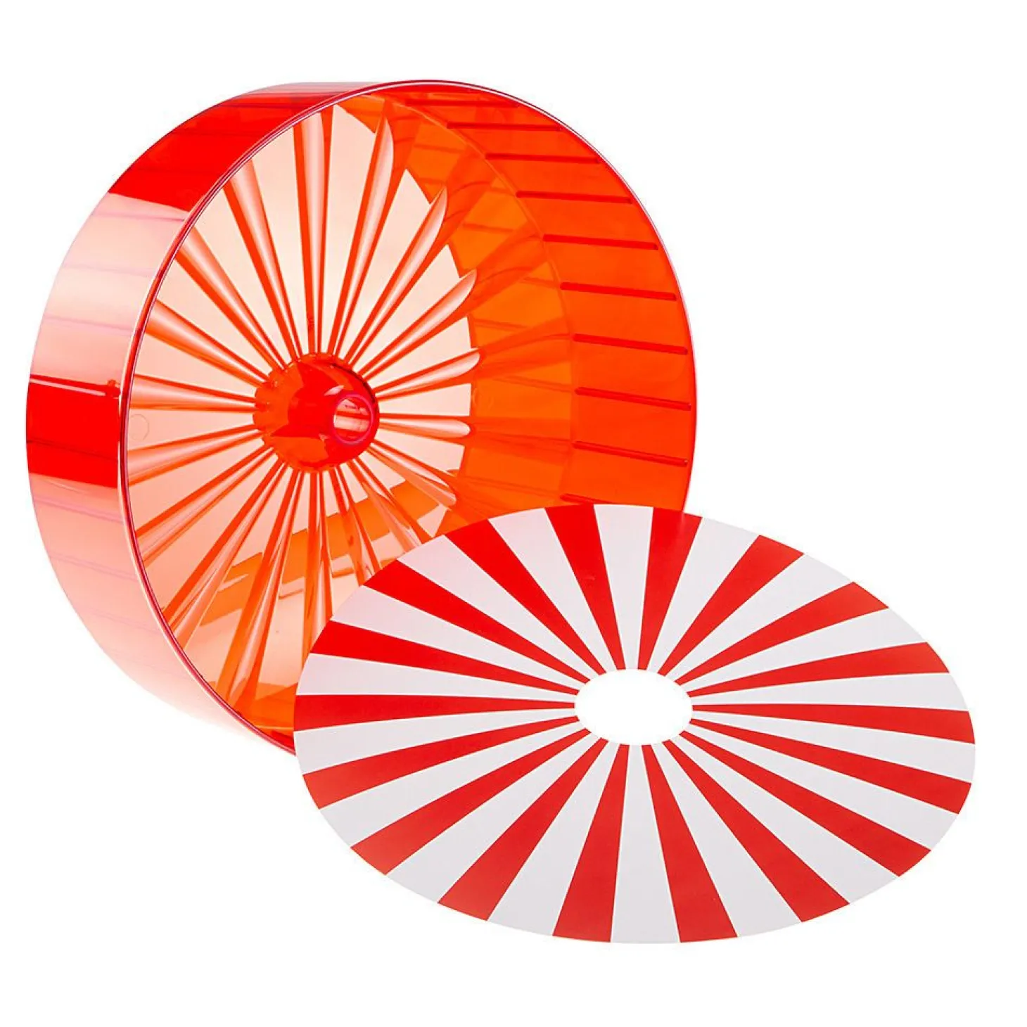 Ferplast Hamsterkooi Coney Island - Dierenverblijf - 51.2x36.7x36.2 cm Rood Wit