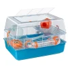 Ferplast Hamsterkooi Duna Fun - Dierenverblijf - 55x47x37.5 cm Blauw Oranje