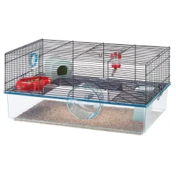 Ferplast Hamsterkooi Favola - Dierenverblijf - 60x36.5x30 cm Zwart