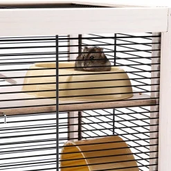 Ferplast Hamsterkooi Hamsterville - Dierenverblijf - 60x34x49 cm Houtkleur