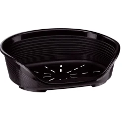 Ferplast Hondenbed Plastic Deluxe Zwart - Hondenmand