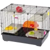 Ferplast Knaagdierenkooi Cage Village 80 - Dierenverblijf - 82x51x62 cm Zwart