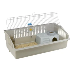 Ferplast Knaagdierkooi Cavie 100 Deluxe - Dierenverblijf - 101.5x53x33.5 cm Assorti