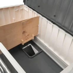 Ferplast Konijnenhok Grand Lodge 140 Plus - Dierenverblijf - 134x73x117 cm Grijs