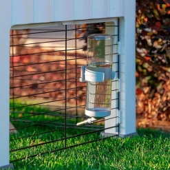 Ferplast Konijnenhok Grand Lodge 140 - Dierenverblijf - 134x73x110 cm Grijs Wit