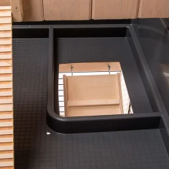 Ferplast Konijnenhok Ranch 120 Plus Met Ren - Dierenverblijf - 117x104x107 cm Grijs Groen 120