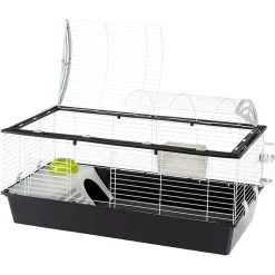 Ferplast Konijnenkooi Casita 120 - Dierenverblijf - 119x58x61 cm Zwart Wit