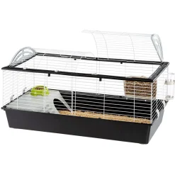 Ferplast Konijnenkooi Casita 120 - Dierenverblijf - 119x58x61 cm Zwart Wit