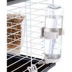 Ferplast Konijnenkooi Casita 100 - Dierenverblijf - 96x57x56 cm Zwart