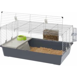 Ferplast Konijnenkooi Rabbit 100 - Dierenverblijf - 95x57x46 cm Assorti