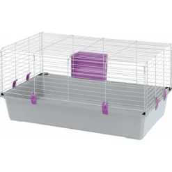 Ferplast Konijnenkooi Rabbit 100 - Dierenverblijf - 95x57x46 cm Assorti