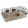 Ferplast Konijnenkooi Rabbit - Dierenverblijf - 156.5x77x61.5 cm Grijs Zwart 160