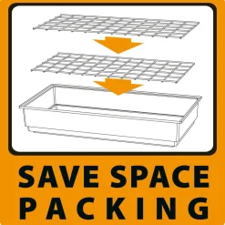 Ferplast Konijnenkooi Rabbit - Dierenverblijf - 156.5x77x61.5 cm Grijs Zwart 160