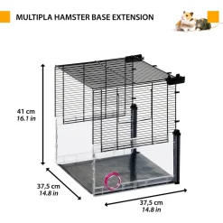 Ferplast Multipla Hamster Base Extension - Dierenverblijf - 37.5x37.5x41 cm