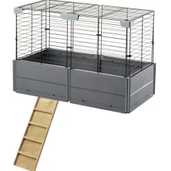 Ferplast Multipla Roof Extension - Dierenverblijf - 37x72x50 cm Grijs