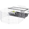 Ferplast Parkhome 120 Uitloopren - Dierenverblijf - 118x164x56 cm Zwart