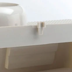 Ferplast Plateau Pub 3252 Met Voerbak - Dierenverblijf - 42x25x16.5 cm Grijs