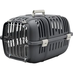 Ferplast Vervoersbox Jet 10 - Kattenvervoersbox - 47x32x29 cm Grijs