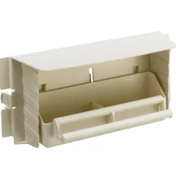 Ferplast Voerbak Brava 6 - Vogel - Voerbak- Drinkbak - 28.5x10x13 cm Beige