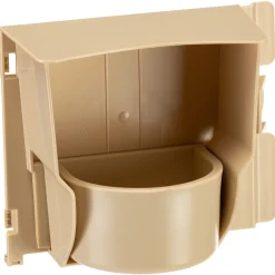 Ferplast Voerbak Brava 4 - Vogel - Voerbak- Drinkbak - 16.5x9.5x14 cm Assorti