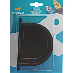 Ferplast Voerbak Papegaai Fpi 4508 - Vogel - Voerbak- Drinkbak - 11x7.6x5.6 cm Assorti