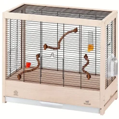 Ferplast Vogelkooi Giulietta 4 - Vogelverblijven - 57x30x50 cm Houtkleur